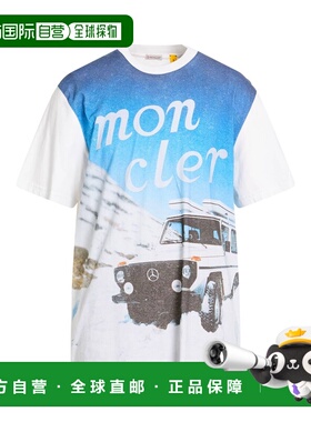 1h可退 香港直邮3 Moncler X Mercedes Benz 男士 T恤 blue蓝色