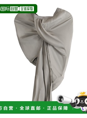 香港直邮Rick Owens 褶皱A字裙 半身裙RP02E4346HSCH