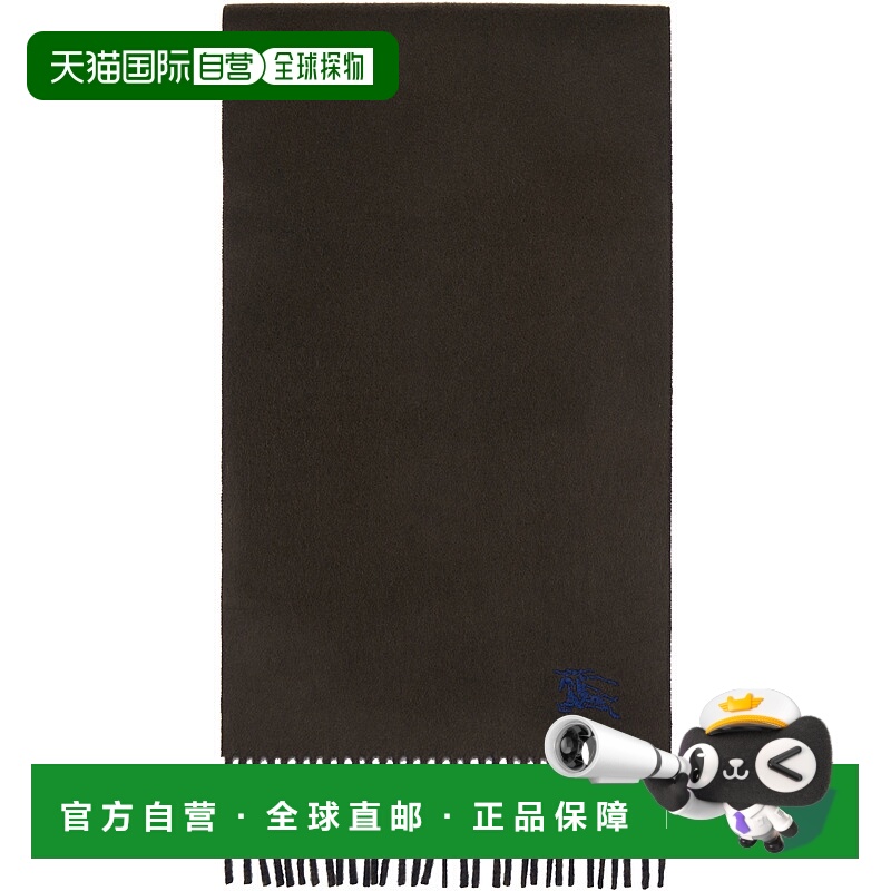 1h可退 香港直邮Burberry 巴宝莉 女士 棕色双面围巾 8110019