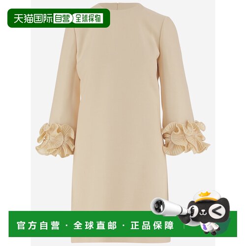 香港直邮VALENTINO 女士连衣裙 7B3VADX01CFET5 AW2025 浅棕色