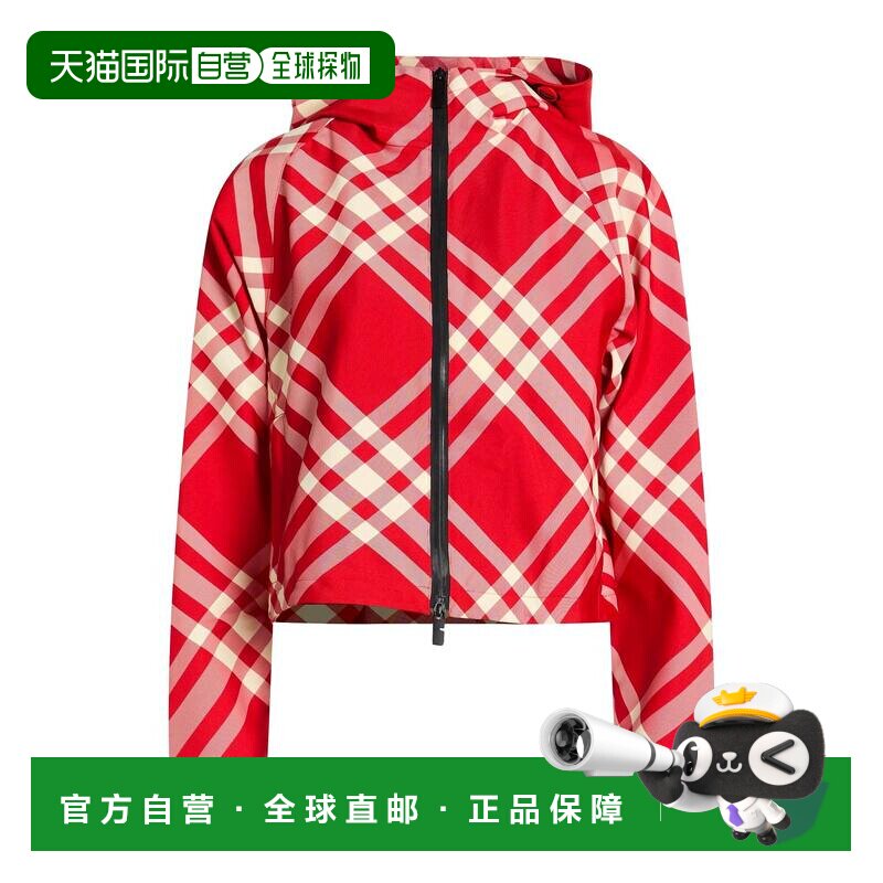 1h可退 香港直邮Burberry 巴宝莉 女士 夹克 red红色 舒适时尚