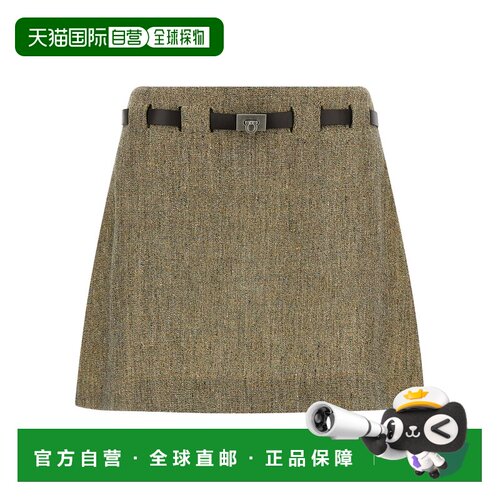 1h可退 香港直邮SALVATORE FERRAGAMO 女士半身裙 790509MULTICOL