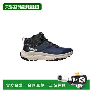 自营欧洲直邮Hoka Transport男士藏青色聚酯纤维缓震中帮徒步鞋