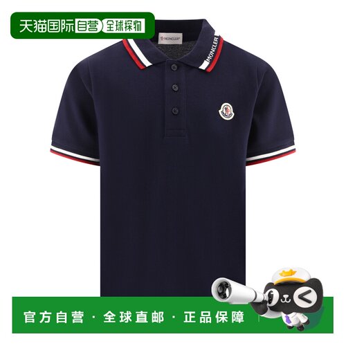 香港直邮Moncler 盟可睐 男童 Polo衫童装 8A000128496W778BLUE