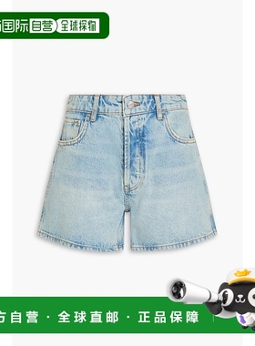 1h可退 香港直邮ANINE BING 女士 Dalton 褪色设计牛仔短裤 A0503