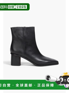 香港直邮VINCE 女士 Gema 皮质短靴女靴 J1120L5002BLACK