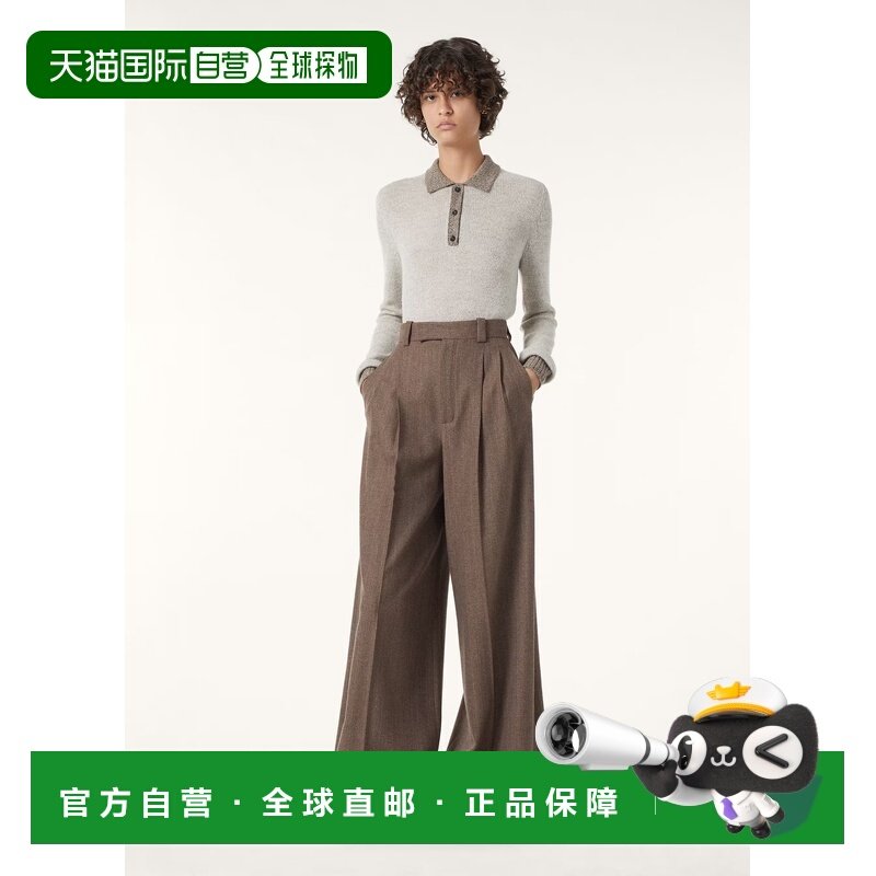 自营欧洲直邮Loro Piana 女士灰色羊毛初剪长袖POLO衫,女装/女士精品,POLO衫,淘宝优惠券,粉丝福利购,淘宝优惠卷