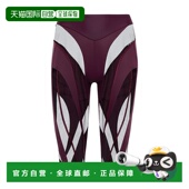 香港直邮Mugler 穆勒 女士 1h可退 网纱拼接骑士短裤 001383