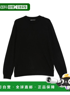 1h可退 香港直邮Ea7 男士 黑色毛线衫 7M000541AF19504UC001