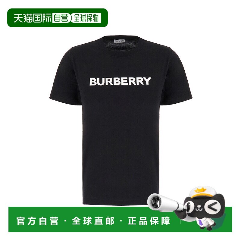 1h可退 香港直邮Burberry 巴宝莉 女士 带LogoT恤 80803241