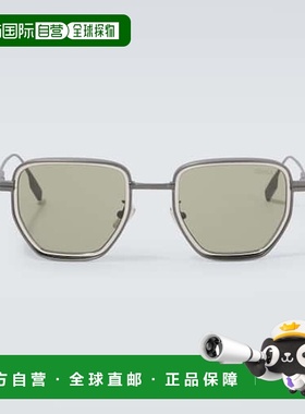 1h可退 香港直邮Zegna 杰尼亚 男士 方框太阳眼镜 black黑色 舒适