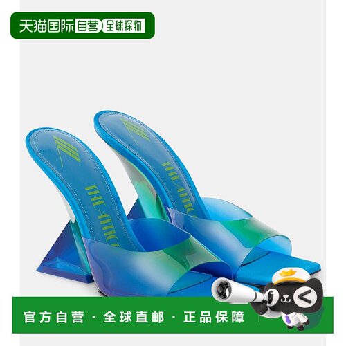 1h可退 香港直邮The Attico 女士 Cheope PVC 凉拖 blue蓝色 舒适