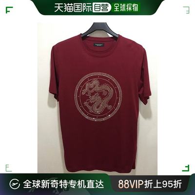 香港直邮Stefano Ricci 男士 徽标细节T恤 SRM19T002CVPA