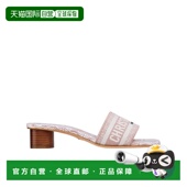 Dway带跟凉拖 KCQ902ECB迪奥拖鞋 凉鞋 香港直邮Dior 凉拖鞋