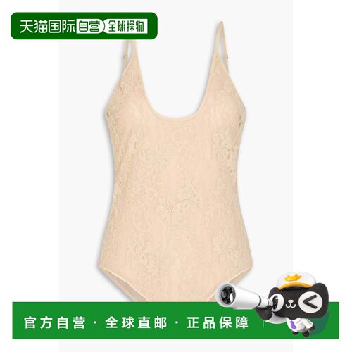香港直邮ZIMMERMANN 女士 弹力蕾丝连体衣 8425WRS24PARCHMENT