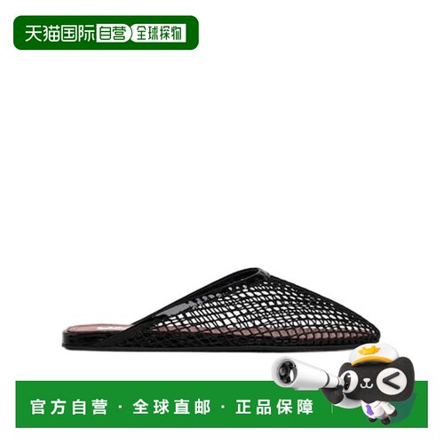 香港直邮Alaia 渔网平底穆勒鞋 AA3M081TK007女鞋网鞋
