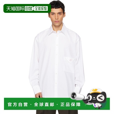1h可退 香港直邮Jacquemus 男士 白色 The Nappe 衬衫 26ESHM0060