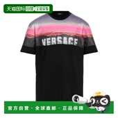 香港直邮versace black黑色 范思哲 1h可退 男士 T恤 舒适时尚