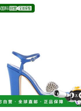 1h可退 香港直邮MANOLO BLAHNIK 莫罗 伯拉尼克 女士 ELHOB 蓝色