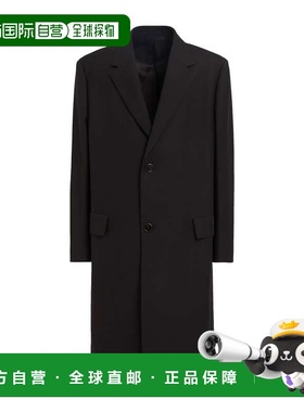 1h可退 香港直邮THEORY 希尔瑞 男士 大衣 black黑色 舒适时尚