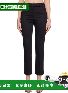 1h可退 香港直邮MaxMara 麦斯玛拉 女士 黑色 Okra 长裤 25111310