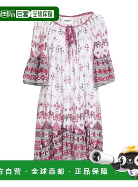 香港直邮ISABEL MARANT 女士 短款连衣裙 white白色 舒适时尚