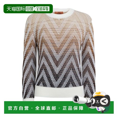 Missoni Z字形图案毛衣 DS24WN08BK038G长袖
