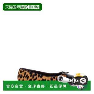 1h可退 香港直邮Tory Burch 托里 伯奇 女士 蝴蝶结装饰芭蕾舞鞋