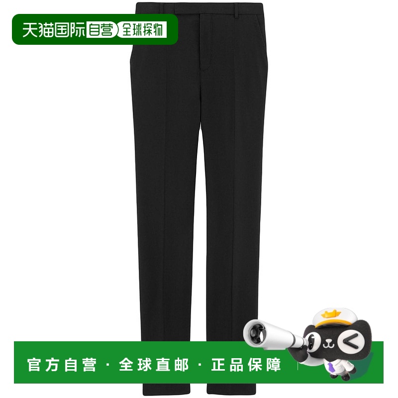 1h可退 香港直邮Saint Laurent 圣罗兰 男士 高腰罗缎长裤 774421