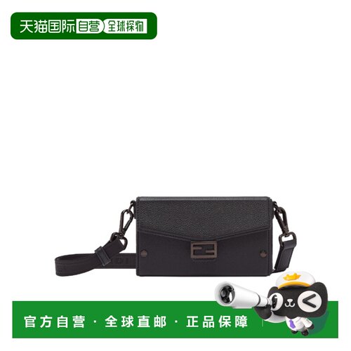 1h可退 香港直邮FENDI 男士斜挎包 7AS139APDRF1EMJ AW2023 黑色