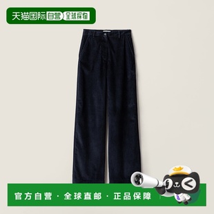 休闲裤 2025 灯芯绒裤 阔腿裤 子 欧洲直邮MIU 裤 MIU