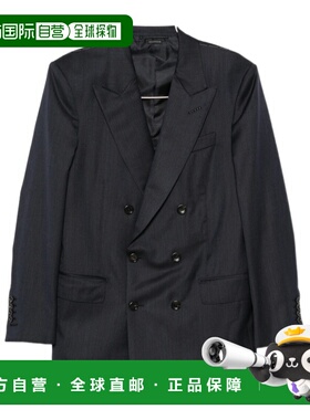 香港直邮TOM FORD 男士西服 W01422LNP01UCC AW2026 黑色 长袖西