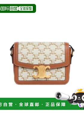 香港直邮Celine TRIOMPHE小牛皮TEEN手袋 188882BZ4.斜挎包手提包