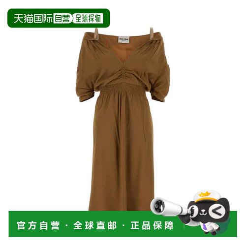 1h可退 香港直邮MIU MIU 女士连衣裙 MF6048SOOO16Z1F0040 AW2025
