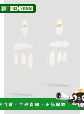 1h可退 香港直邮ZIMMERMANN 女士 镀金水晶耳环 4983F23CRY