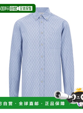 1h可退 香港直邮Salvatore Ferragamo 长袖衬衫 144831