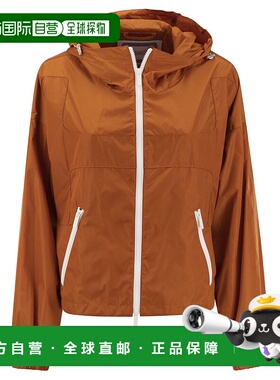 1h可退 香港直邮Hogan 女士 短款连帽风衣 KJW12486070PFW外套