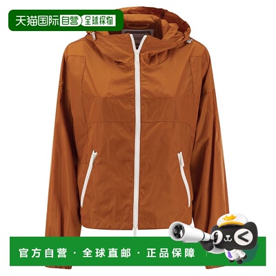 1h可退 香港直邮Hogan 女士 短款连帽风衣 KJW12486070PFW外套