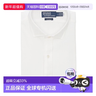 1h可退 香港直邮ralph lauren 拉尔夫劳伦 男士 白色衬衫 710P013