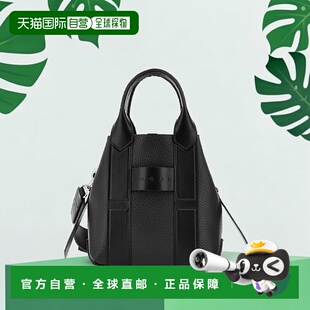 自营欧洲直邮Hogan Script黑色小号购物袋斜挎包单肩包手提包