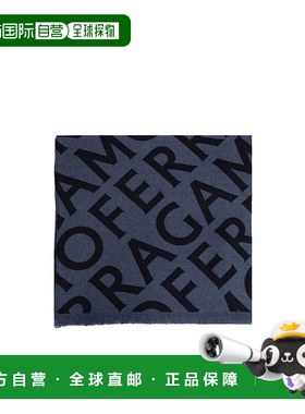 香港直邮Salvatore Ferragamo 字母图案围巾 520128高级感 正品