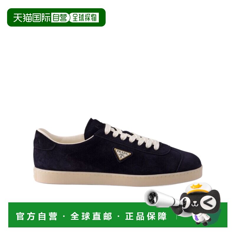 香港直邮Prada 徽标运动鞋 2EE394054正品轻便时尚休闲百搭舒适