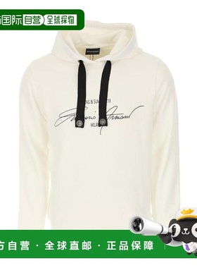 1h可退 香港直邮Emporio Armani 徽标连帽卫衣 3G1ML11JHUZF108