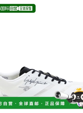 香港直邮Y-3 男士 ADIZERO RC6 白色黑色皮质运动鞋 KK3655