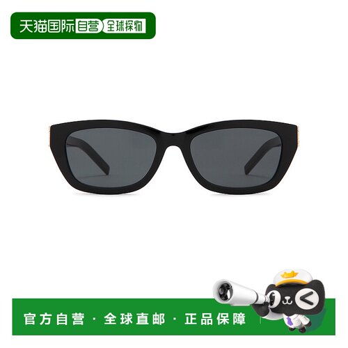 1h可退 香港直邮Saint Laurent 圣罗兰 女士 矩形太阳眼镜 SLM153