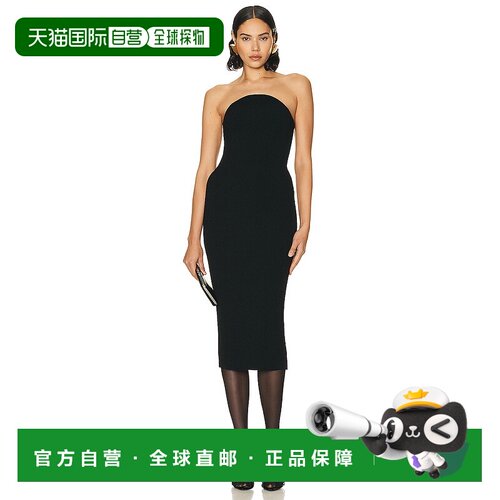 香港直邮KHAITE 女士 Rumer 连衣裙 8833400 black黑色 舒适时尚