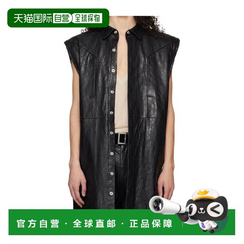 1h可退 香港直邮RICK OWENS 男士马甲 RU01F2739LBE09 SS2026 黑