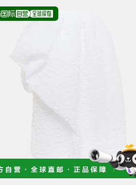 1h可退 香港直邮Cecilie Bahnsen 女士 Ferris 荷叶边泡泡纱中长