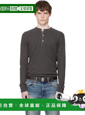 香港直邮ralph lauren rrl 拉夫 劳伦RRL 男士 灰色亨利衫 782504