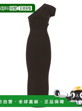 1h可退 香港直邮MaxMara 麦斯玛拉 女士 Arda 單肩羅紋針織連身裙